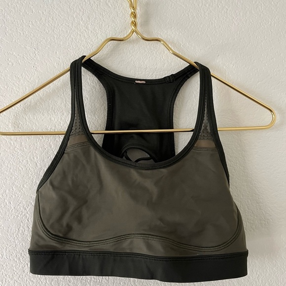 Lululemon Athletica Dark Green Sports Bra - Picture 1 of 3